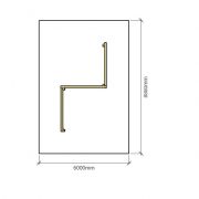 PLEZALNA BRV KAČA TRODELNA BRV - 3 tloris