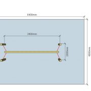 VISEČA BRV, LESENA BRV-V tloris1