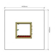 ŠTIRIKOTNO PLEZALO P-Pok4MaxLGasMre tloris